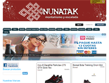 Tablet Screenshot of nunatakmountain.com.ar